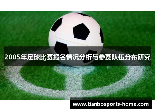 2005年足球比赛报名情况分析与参赛队伍分布研究
